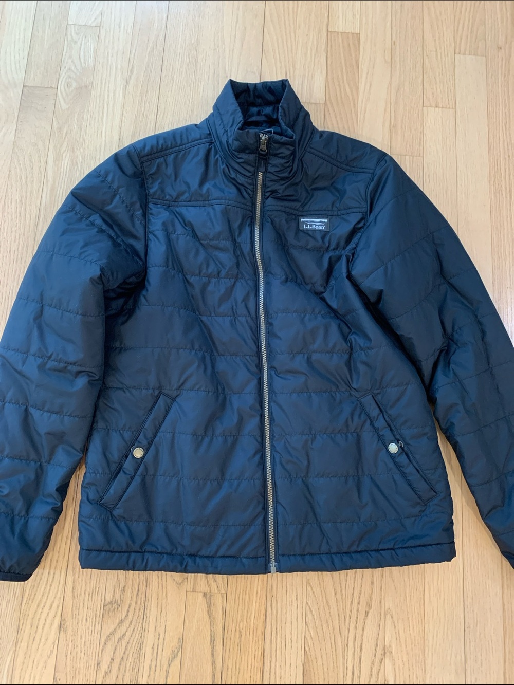 L.L. Bean Men’s Mountain Classic Puffer Jacket Black Size Medium